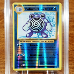 Pokemon XY Evolutions Poliwhirl Reverse Holo 24/108 AGS Mint+ 9.5 Uncommon 2016 - Image 2