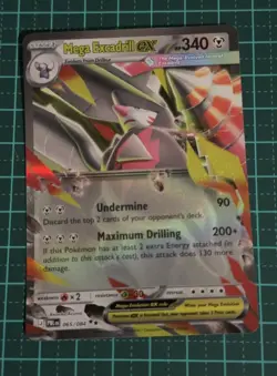 Mega Excadrill ex - 065/084 - Ultra Rare - Pitch Black - NM/M - Pokemon Card - Image 1