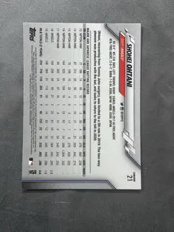 2020 Topps Chrome Shohei Ohtani #21 Angels DH/P - Image 2