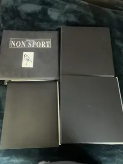Lot Of 4 Binders Of Baseball, Football, 80’s 90’s See Pics Sports Cards - Image 1