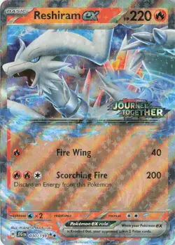 Reshiram ex (Journey Together Stamped) Double Rare Miscellaneous Cards & Product - Image 1