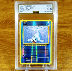 Pokemon XY Evolutions Reverse Holo Seel 28/104 AGS Mint+ 9.5 Common 2016 - Image 1