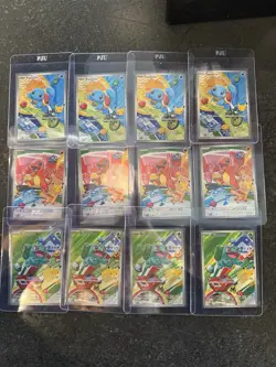 (x4) Pokemon First Partner Illustration Collection Series 1 Kanto Starters NM - Image 1
