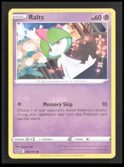 Ralts 067/195 Common SWSH12: Silver Tempest Pokemon tcg Card CB-1-3-C-30 - Image 1