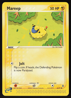 Pokemon TCG - Dragon - Mareep 64/97 - NM - Image 1