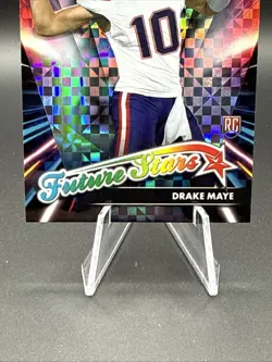 2024 Topps Chrome - Future Stars Drake Maye #FS-3 X-Fractor (RC) - Image 5