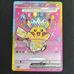 Pikachu ex 277/217 SIR Full Art Holo From Ascended Heroes (English) - Image 1
