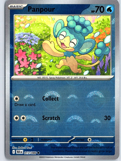 Panpour Holo Illustration Rare SV: Black Bolt 101/086 NM - Image 1