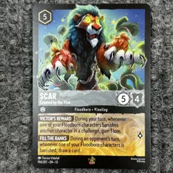 Disney Lorcana Attack of the Vine Scar Created by the Vine 194/207 Legendary NM - Image 1