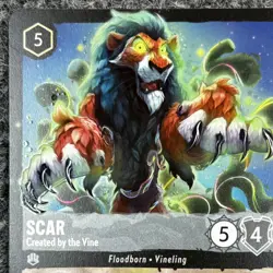 Disney Lorcana Attack of the Vine Scar Created by the Vine 194/207 Legendary NM - Image 3