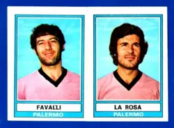 FIGURINA CALCIATORI PANINI 1973/74 N.481 FAVALLI LA ROSA REC/REMOVED - Image 1