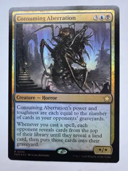 x1 Consuming Aberration FDN Foundations MTG 238 FOIL RARE M/NM 1x - Image 1