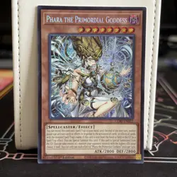 1st Ed Phara The Primordial Goddess Secret Rare CORI-EN022 Yugioh Card - Image 1