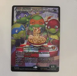 MTG Teenage Mutant Ninja Turtles Michelangelo, Weirdness to 11 TMT M 0288 Mint - Image 1