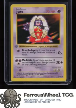 Jynx 031/102 - Base Set (Shadowless) - 1st Ed. (LP) - Image 1