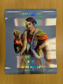 Foil Poster Final Fantasy MTG Magic The Gathering Complete set of 5 - Image 3