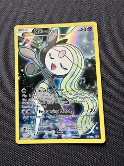 Pokemon TCG Meloetta XY120 Holo Black Star Promo Card - Image 1