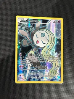 Pokemon TCG Meloetta XY120 Holo Black Star Promo Card - Image 1