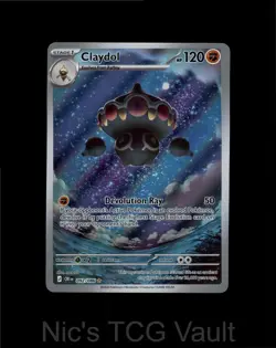 CLAYDOL 092/086 HOLO ILLUSTRATION RARE CHAOS RISING POKEMON NEAR MINT - Image 2