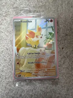 Pokemon Fennekin 080 - Black Star PROMO Sealed IN HAND Chaos Rising ETB - Image 1