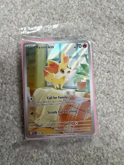 Pokemon Fennekin 080 - Black Star PROMO Sealed IN HAND Chaos Rising ETB - Image 1