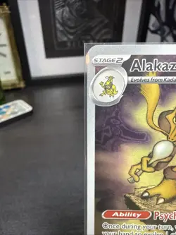 Pokemon TCG Alakazam MEP 009 Pokemon Center Stamped Mega Evolution Promo NM/Mint - Image 2