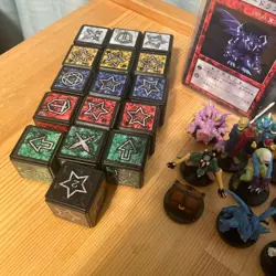 Dungeon Dice Monsters Yu-Gi-Oh 21 Bodies 20 Pieces With Cards 1 Black - Image 4