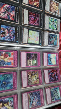 yu gi oh binder full of cards. - Image 4