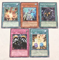 Yu-Gi-Oh Card Lot 5 Cards Elemental Hero Ocean JUMP-EN013 PSV 1st Ed Used LP/MP - Image 1