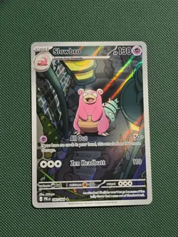 Slowbro 090/084 Pitch Black Illustration Rare Pokemon Card - Image 1