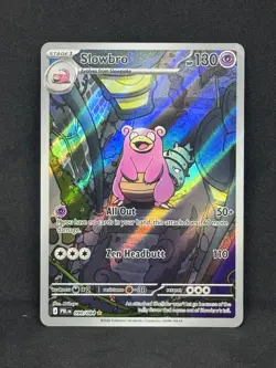 Pokemon TCG Slowbro 090/084 Me05: Pitch Black Illustration Rare Full Art NM - Image 1
