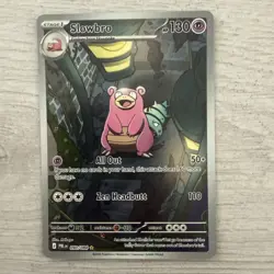 Slowbro 090/084 pitch black illustration rare pokemon card - Image 1