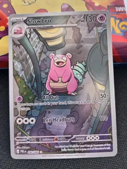 Pokemon TCG Slowbro 090/084 Pitch Black Illustration Rare Pokemon Card - NM - Image 1