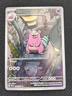 Pokemon TCG Slowbro 090/084 Pitch Black Illustration Rare Pokemon Card - NM - Image 2