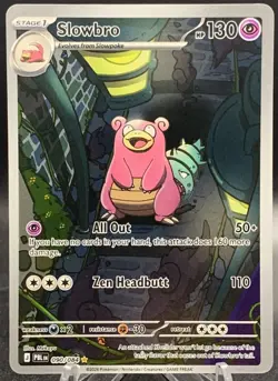 Slowbro 090/084 IR - 2026 Pokemon Pitch Black Illustration Rare Holo NM - Image 1