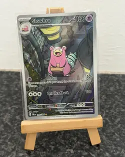 Pokemon TCG Slowbro 090/084 Pitch Black Illustration Rare Holo HP 130 - Image 1
