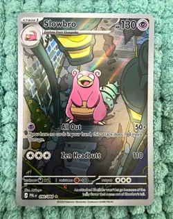 Pokemon Tcg Slowbro 090/084 pitch black illustration rare - Image 1