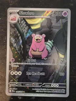 Pokemon TCG Slowbro 090/084 Illustration Rare Mega Evolution Pitch Black - Image 1