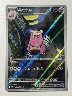 Pokemon TCG Slowbro 090/084 Pitch Black Illustration Rare - Image 1