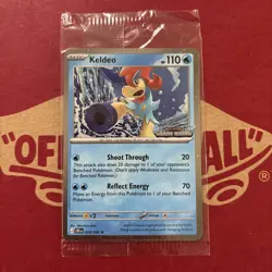 Pokemon TCG Keldeo Chaos Rising 019/086 Stamped PROMO Sealed - Image 1