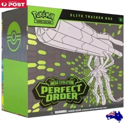 Pokemon TCG Perfect Order ETB Elite Trainer Box Sealed - Image 1