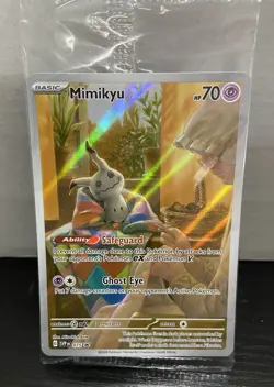 Pokemon TCG Mimikyu Scarlet & Violet Promo 75 M Sealed - Image 1