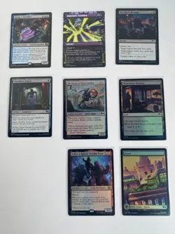 8 CARDS LOT Magic The Gathering Teenage Mutant Ninja Turtles - 3 Foil - Image 1