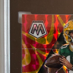 Jordan Love 2020 Panini Mosaic Rookie RC Gold Reactive Prizm #211 Packers SGC 10 - Image 4