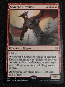 Scourge of Valkas Commander: Adventures in the Forgotten Realms Regular - Image 1