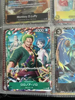 Bandai One Piece Card Game 8 Japanese Cards/English Luffy Zoro Sabo promo - Image 2