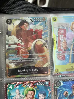 Bandai One Piece Card Game 8 Japanese Cards/English Luffy Zoro Sabo promo - Image 5