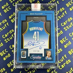 2025-26 Panini Signature Series DIRK NOWITZKI Made To Frame AUTO 03/10 #MTF-DNW - Image 1