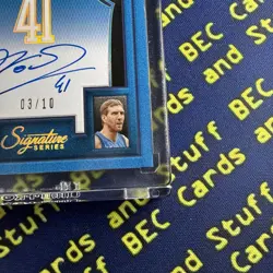 2025-26 Panini Signature Series DIRK NOWITZKI Made To Frame AUTO 03/10 #MTF-DNW - Image 4