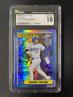 2025 Topps Chrome - 1990 Topps Baseball Shohei Ohtani #90CB-7 CGC GEM MINT 10 - Image 1